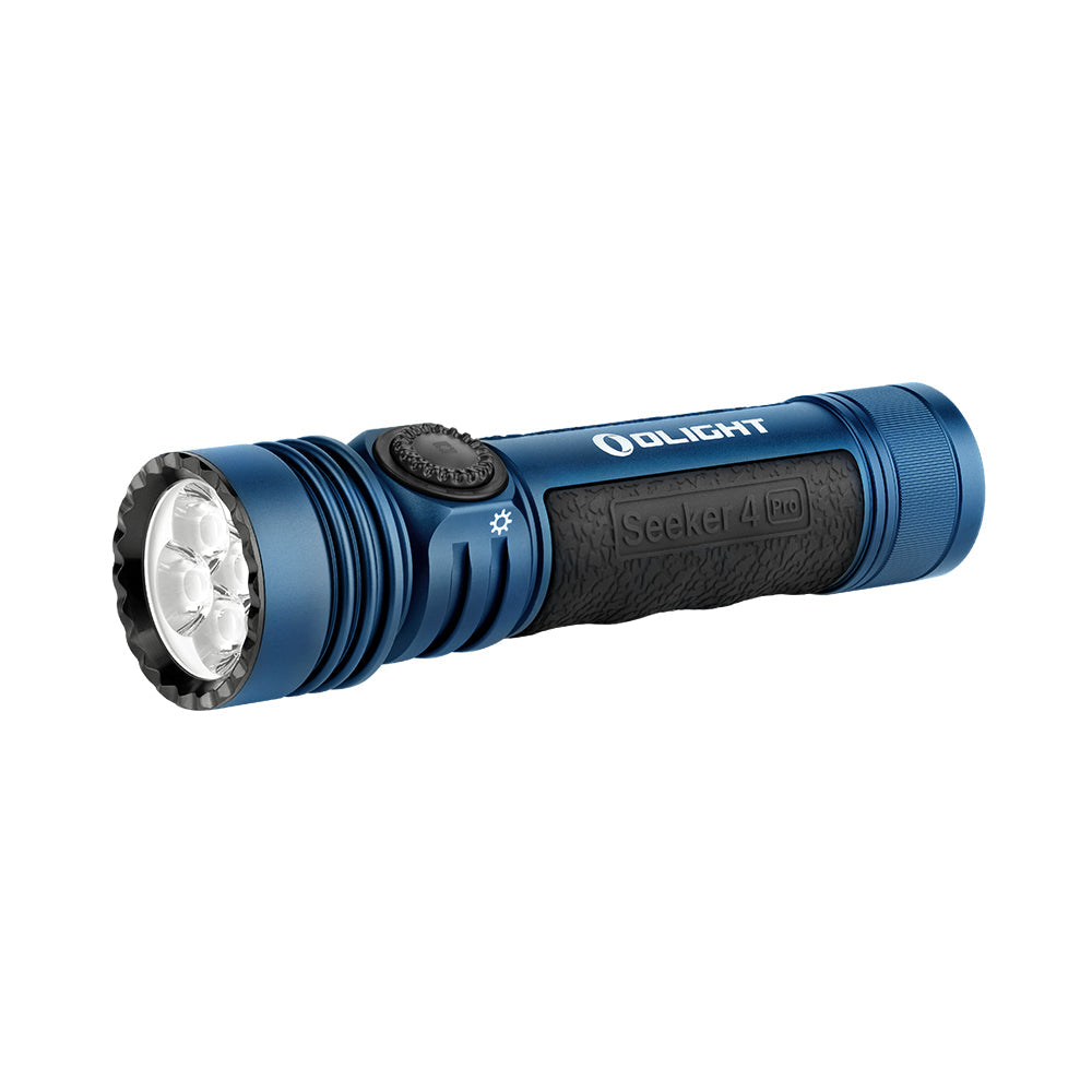 Olight Seeker 4 Pro Rechargeable Flashlight 4600 Lumens USB-C Magnetic Charging