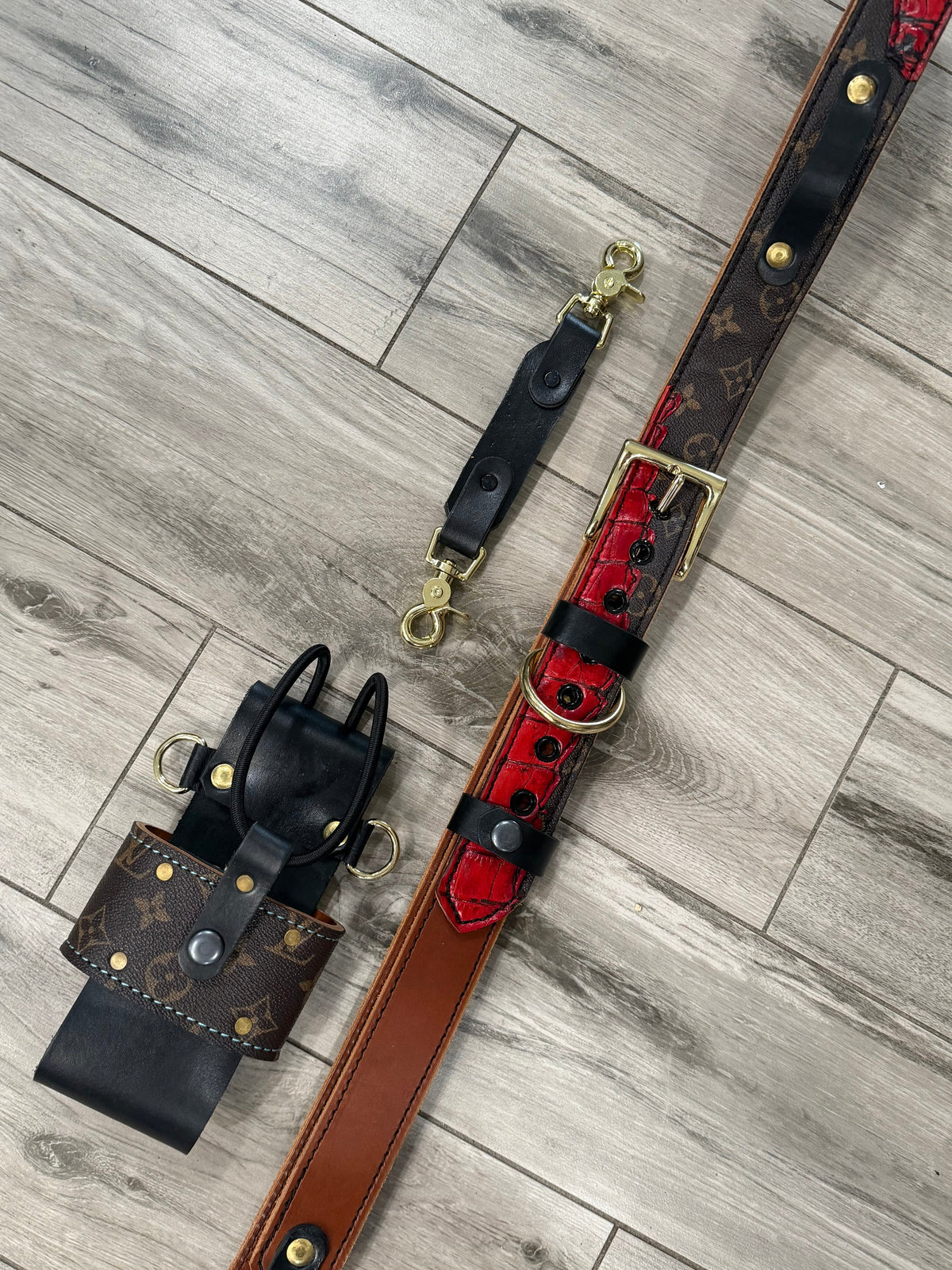 “The Redline Gator” Strap Set
