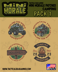Load image into Gallery viewer, Mini Morale - Explore the World Adventure - Camping Patch Pack 1
