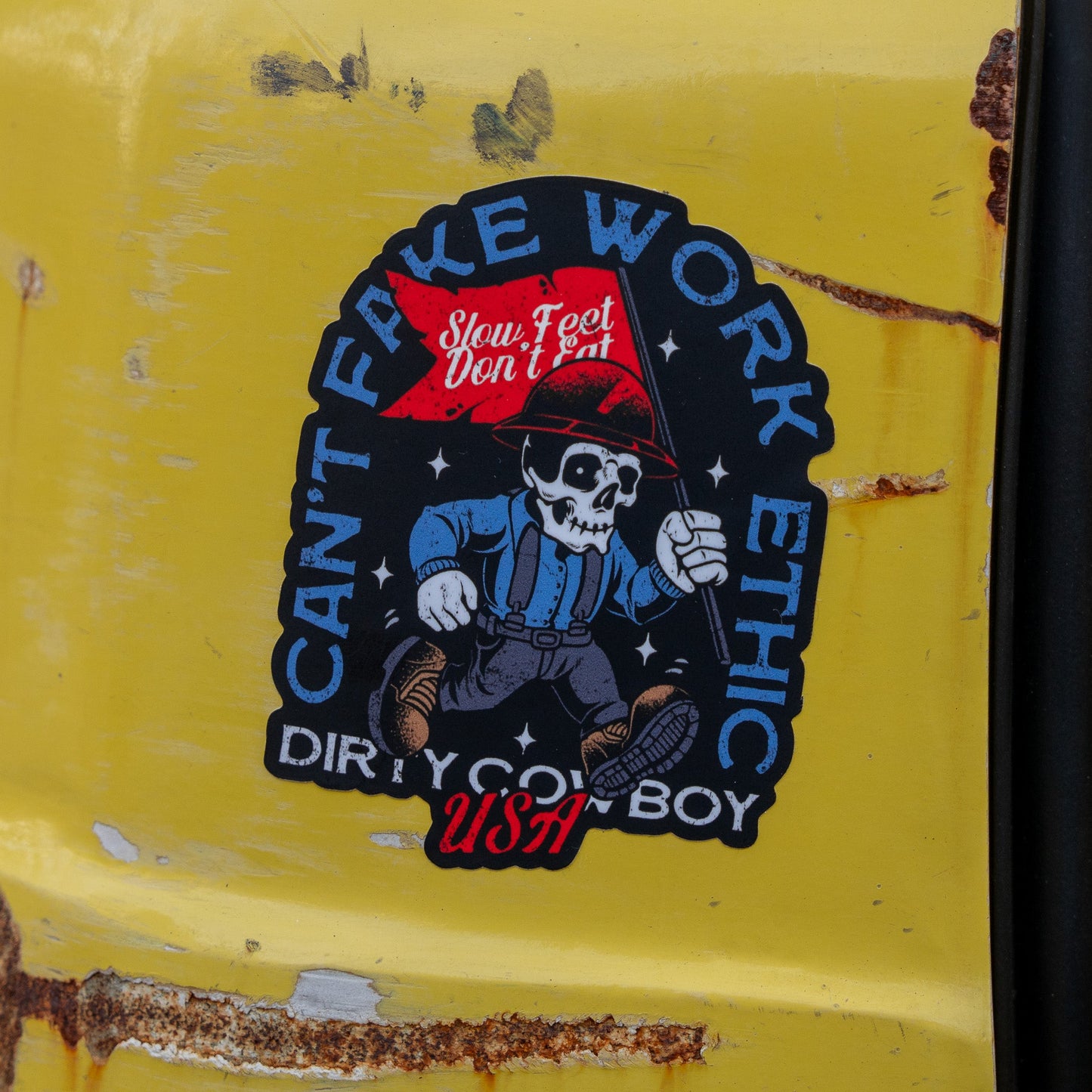 Can't Fake Work Ethic Decal Sticker