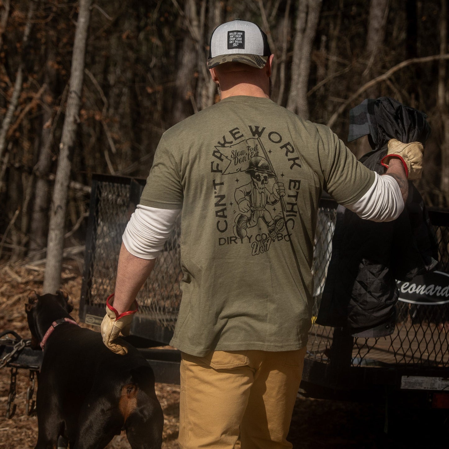 Can't Fake Work Ethic Men's T-Shirt