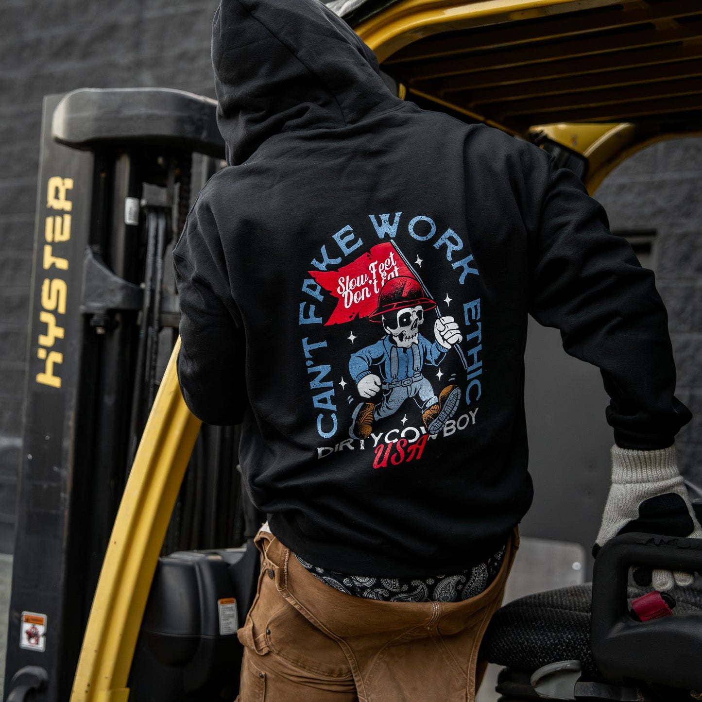 Can't Fake Work Ethic Men's Hoodie