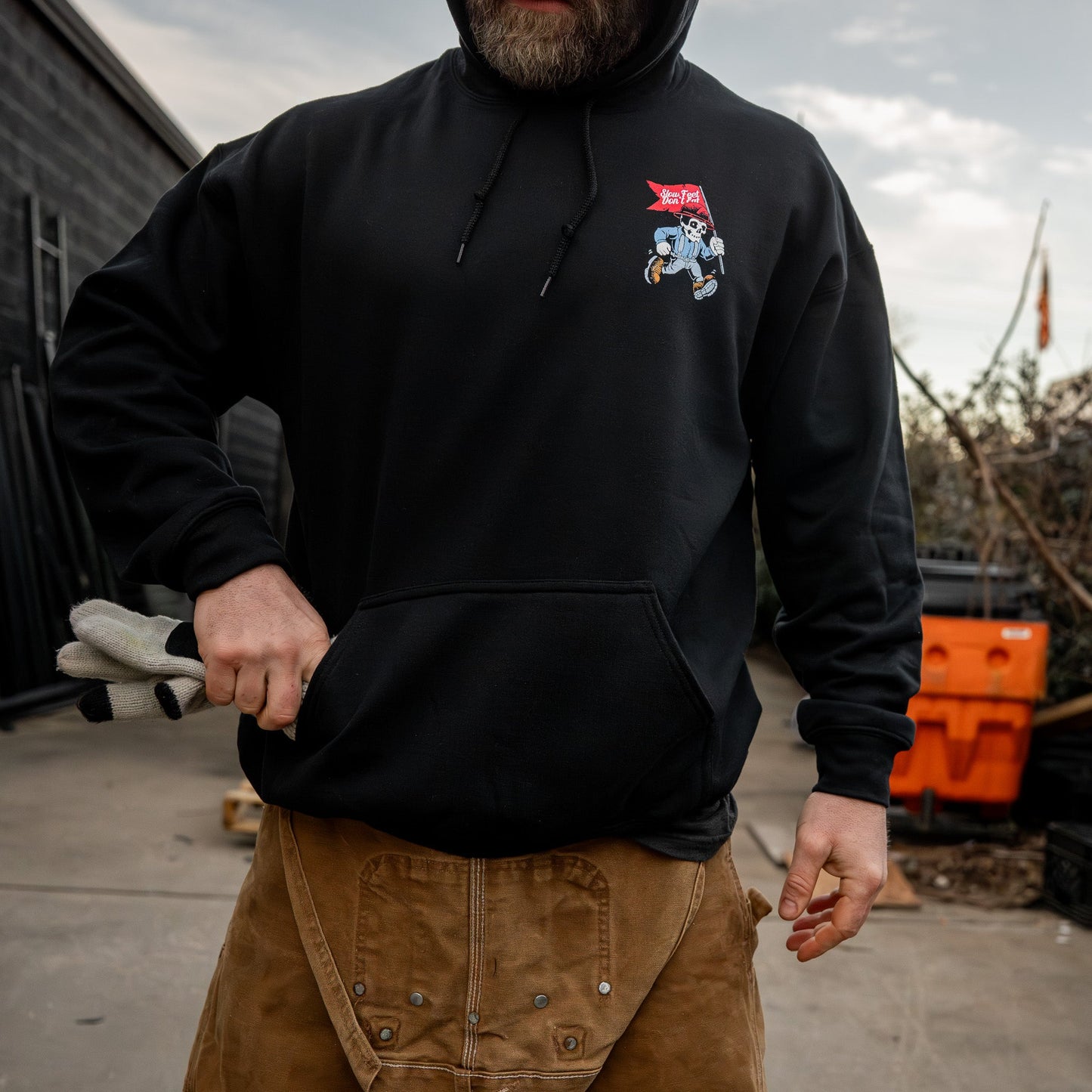 Can't Fake Work Ethic Men's Hoodie