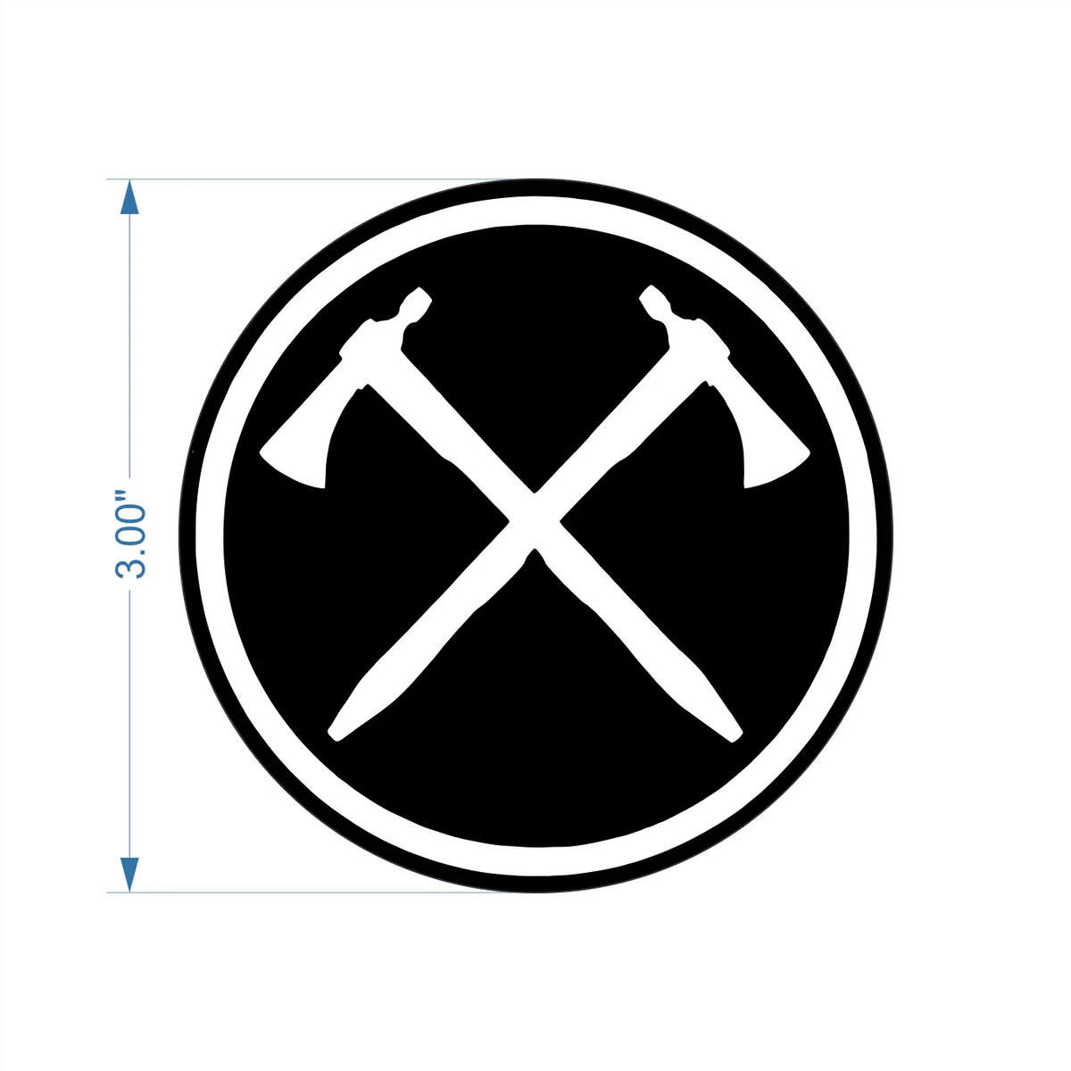 Civil Affairs - Pipehawks  - 3 inch Sticker