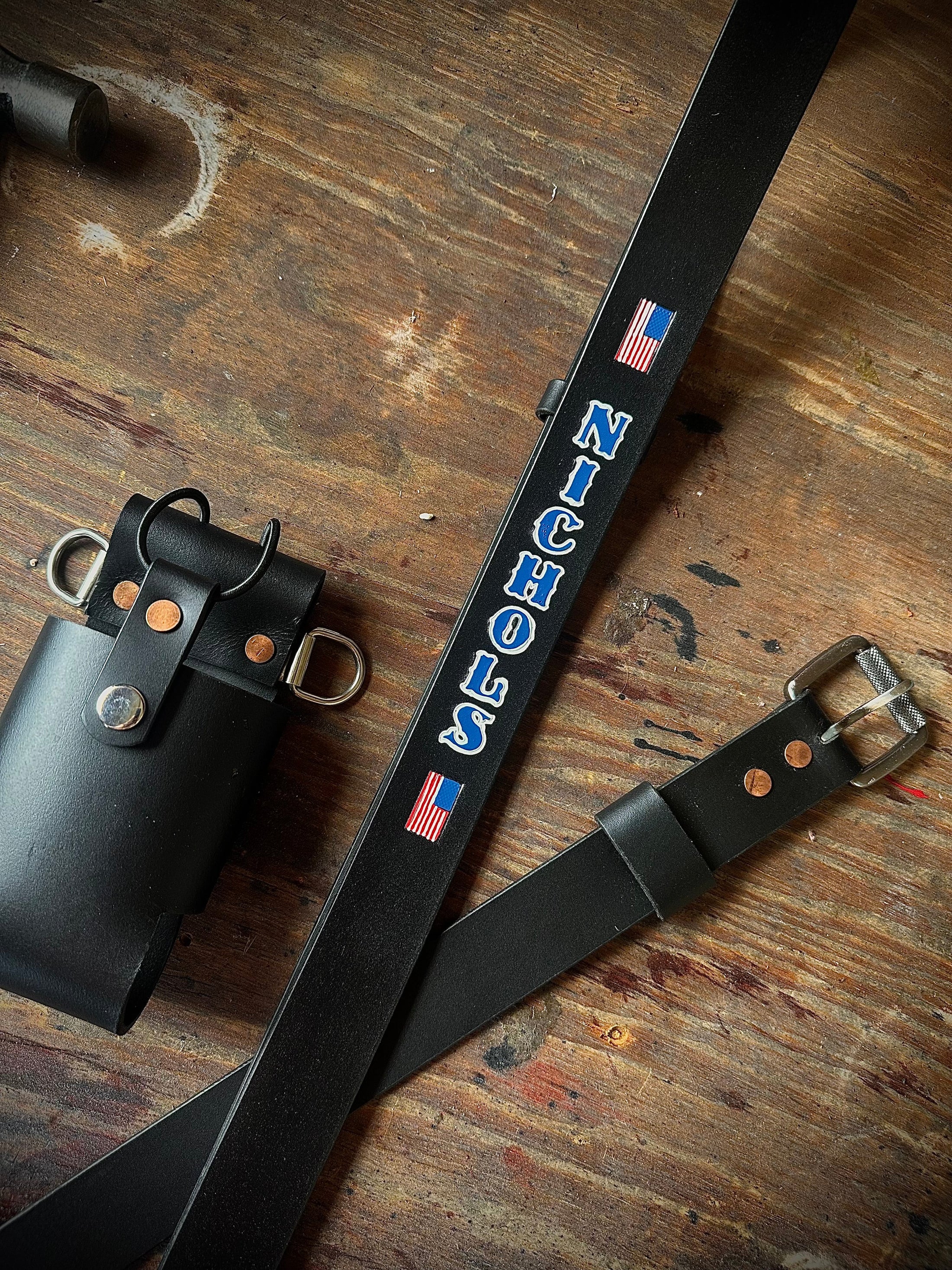 “SEMI PRO” CUSTOM LEATHER RADIO STRAP