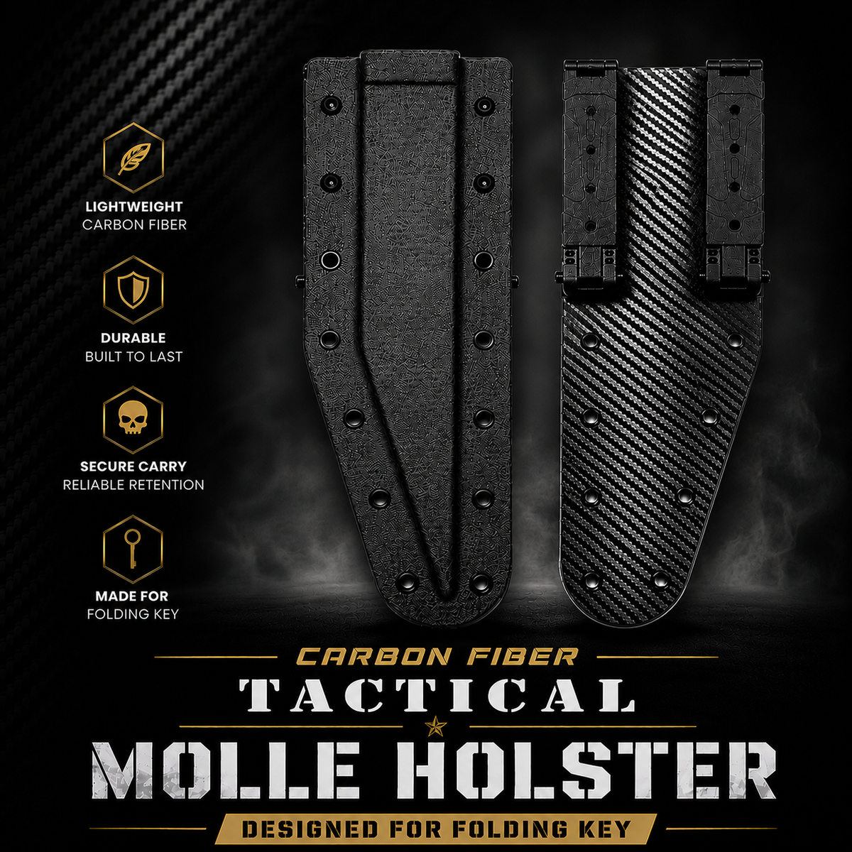 Black CF Molle Holster