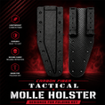 Load image into Gallery viewer, Black CF Molle Holster
