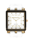 Load image into Gallery viewer, CF Leather (Rose Gold/White) Watch
