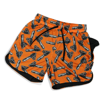 Men’s Double-Layer Mesh Training Shorts — 5" Inseam