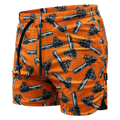 Men’s Double-Layer Mesh Training Shorts — 5" Inseam