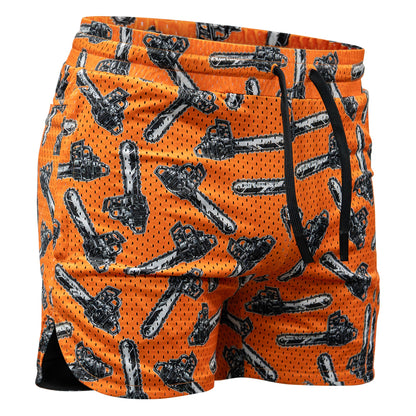 Men’s Double-Layer Mesh Training Shorts — 5" Inseam