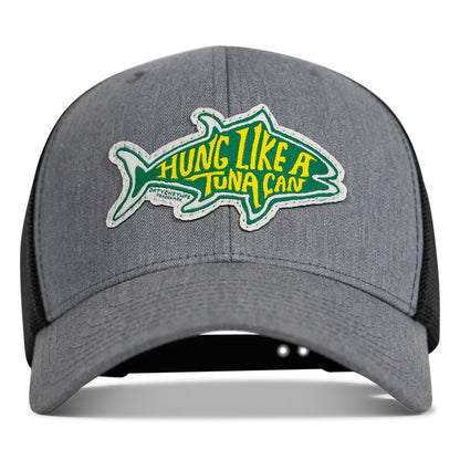 Hung Like A Tuna Can Patch Snapback Hat
