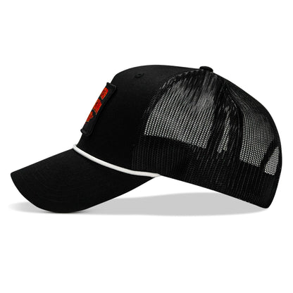 Corn Fed. American Bred. Patch Rope Snapback Hat