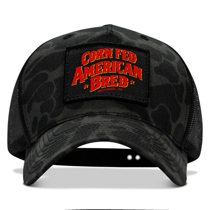 Corn Fed. American Bred. Patch Snapback Hat