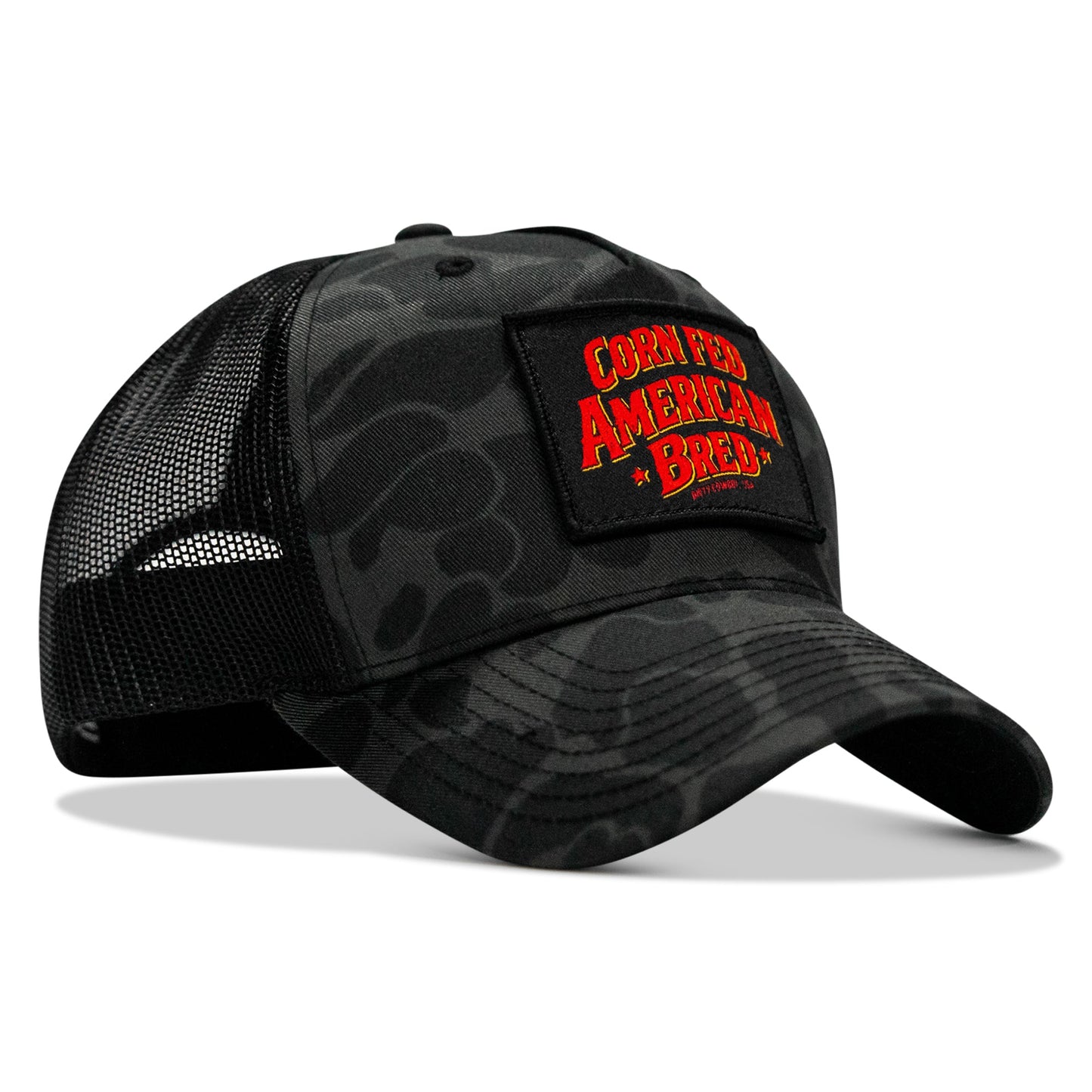 Corn Fed. American Bred. Patch Snapback Hat