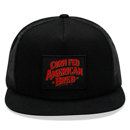 Corn Fed. American Bred. Patch Flatbill Snapback