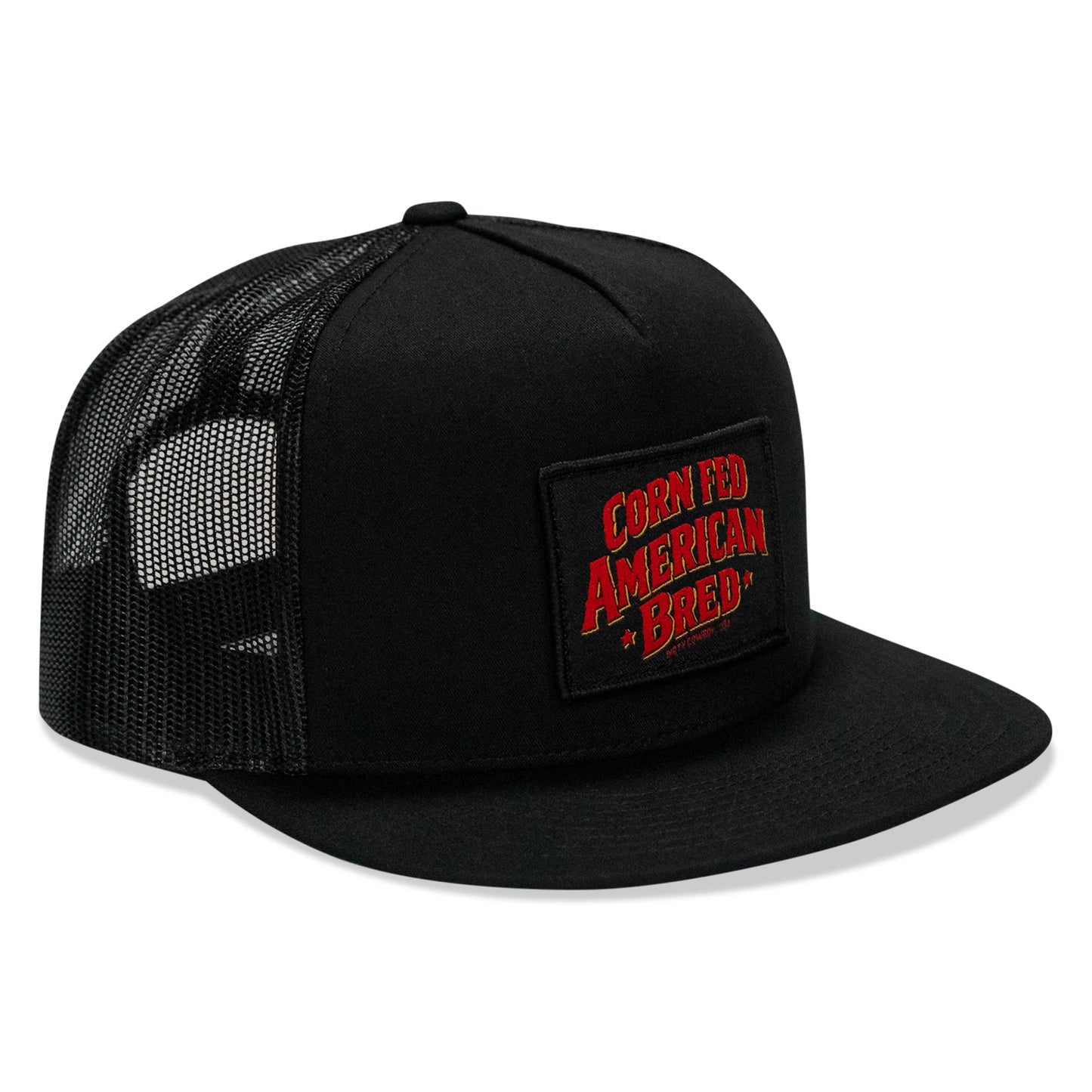 Corn Fed. American Bred. Patch Flatbill Snapback