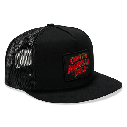Corn Fed. American Bred. Patch Flatbill Snapback