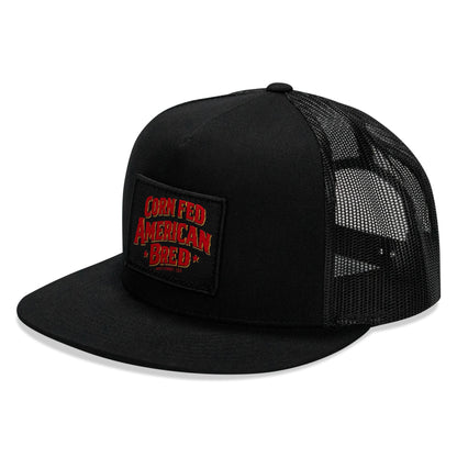 Corn Fed. American Bred. Patch Flatbill Snapback
