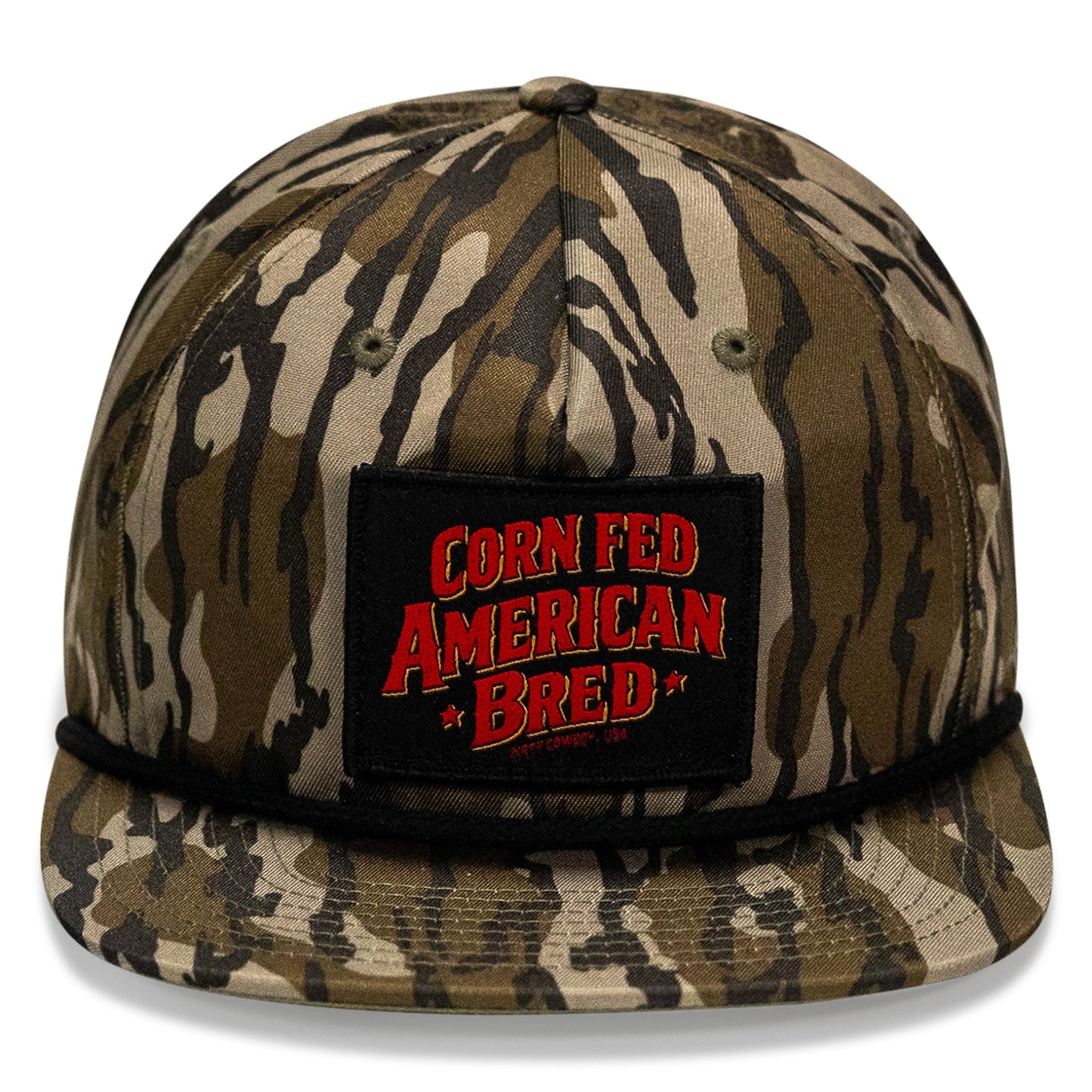 Corn Fed. American Bred. Patch Flatbill Snapback