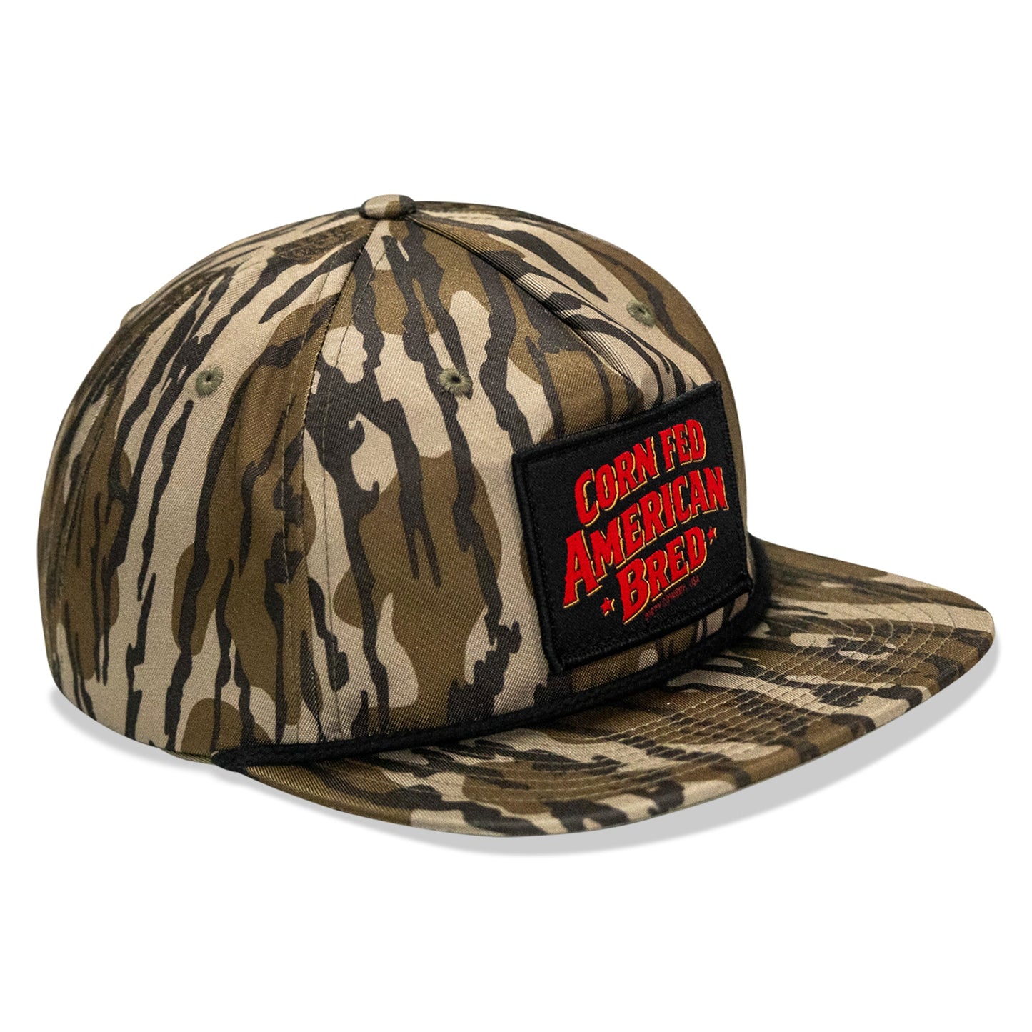Corn Fed. American Bred. Patch Flatbill Snapback
