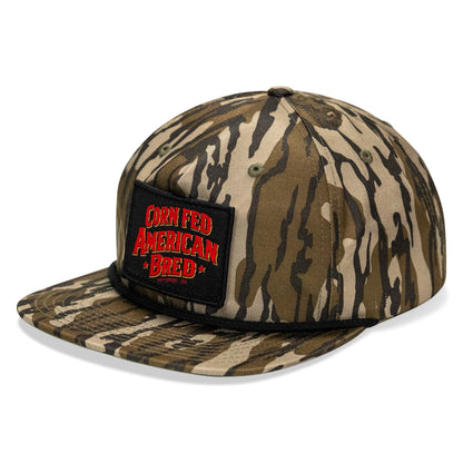 Corn Fed. American Bred. Patch Flatbill Snapback