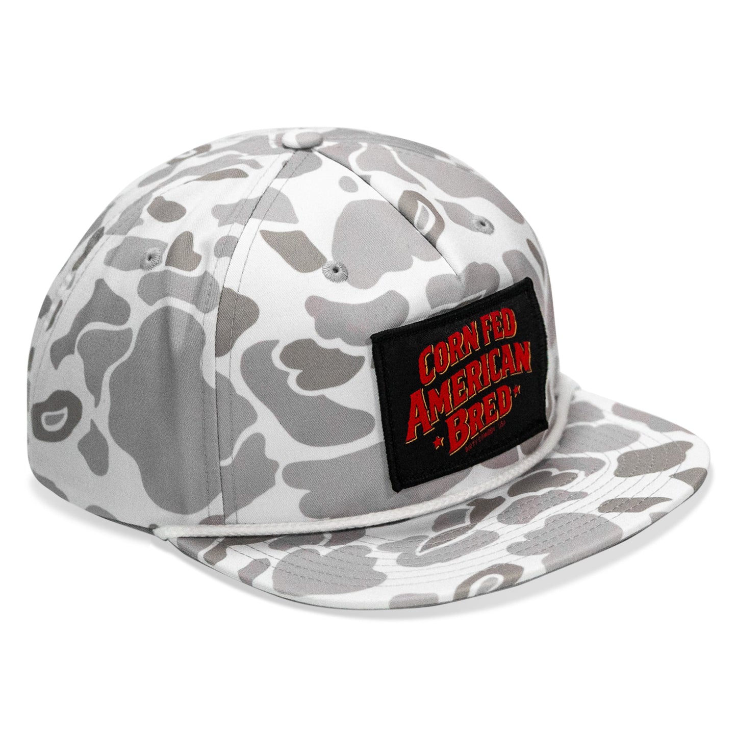 Corn Fed. American Bred. Patch Flatbill Snapback