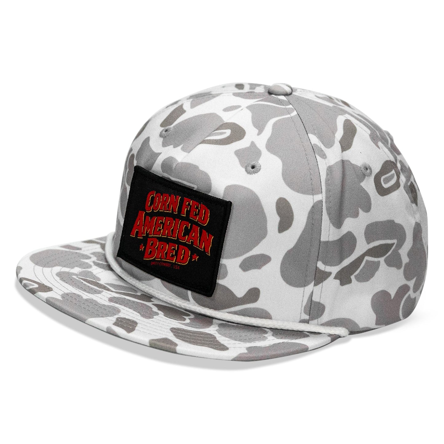 Corn Fed. American Bred. Patch Flatbill Snapback