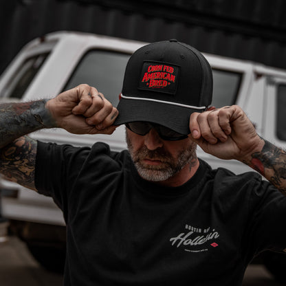 Corn Fed. American Bred. Patch Rope Snapback Hat