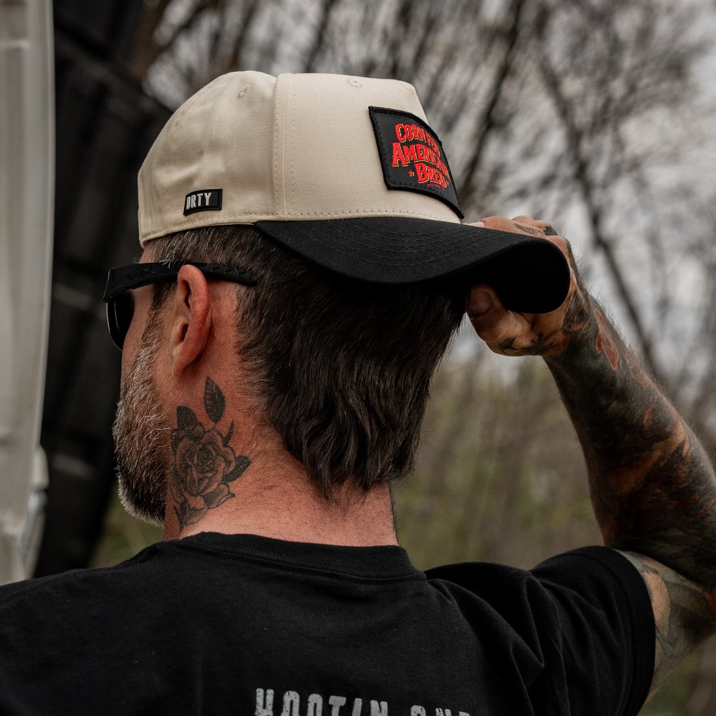 Corn Fed. American Bred. Patch Workhorse Snapback