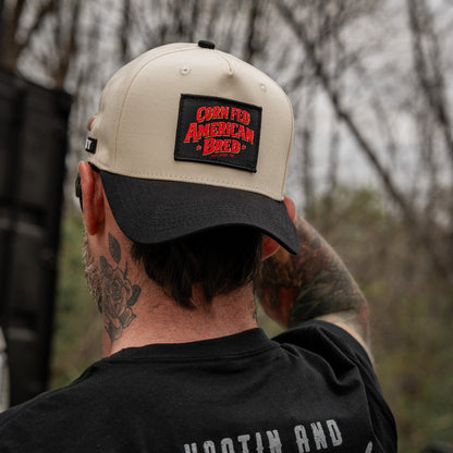 Corn Fed. American Bred. Patch Workhorse Snapback