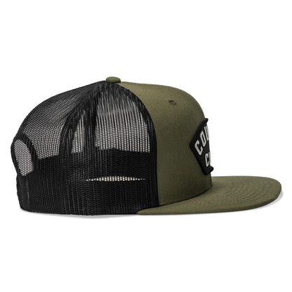 Cowboy Club Patch Flatbill Snapback Hat