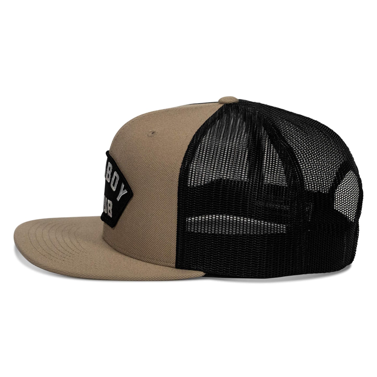Cowboy Club Patch Flatbill Snapback Hat