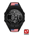 Load image into Gallery viewer, Coliseum Fit™ Flags of The World Edition A-M (Phantom Black) Watch
