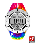 Load image into Gallery viewer, Coliseum Fit™ Samadelic Tie-Dye Edition (White/Black) Watch

