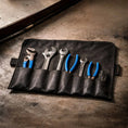 Load image into Gallery viewer, Combat Leather Tool Roll
