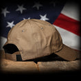 Load image into Gallery viewer, Coyote Brown Ripstop Full Fabric American Flag Range Hat
