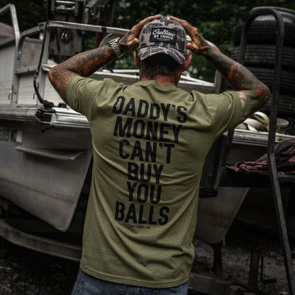 Daddy's Money Can't Buy You Balls Men's T-Shirt