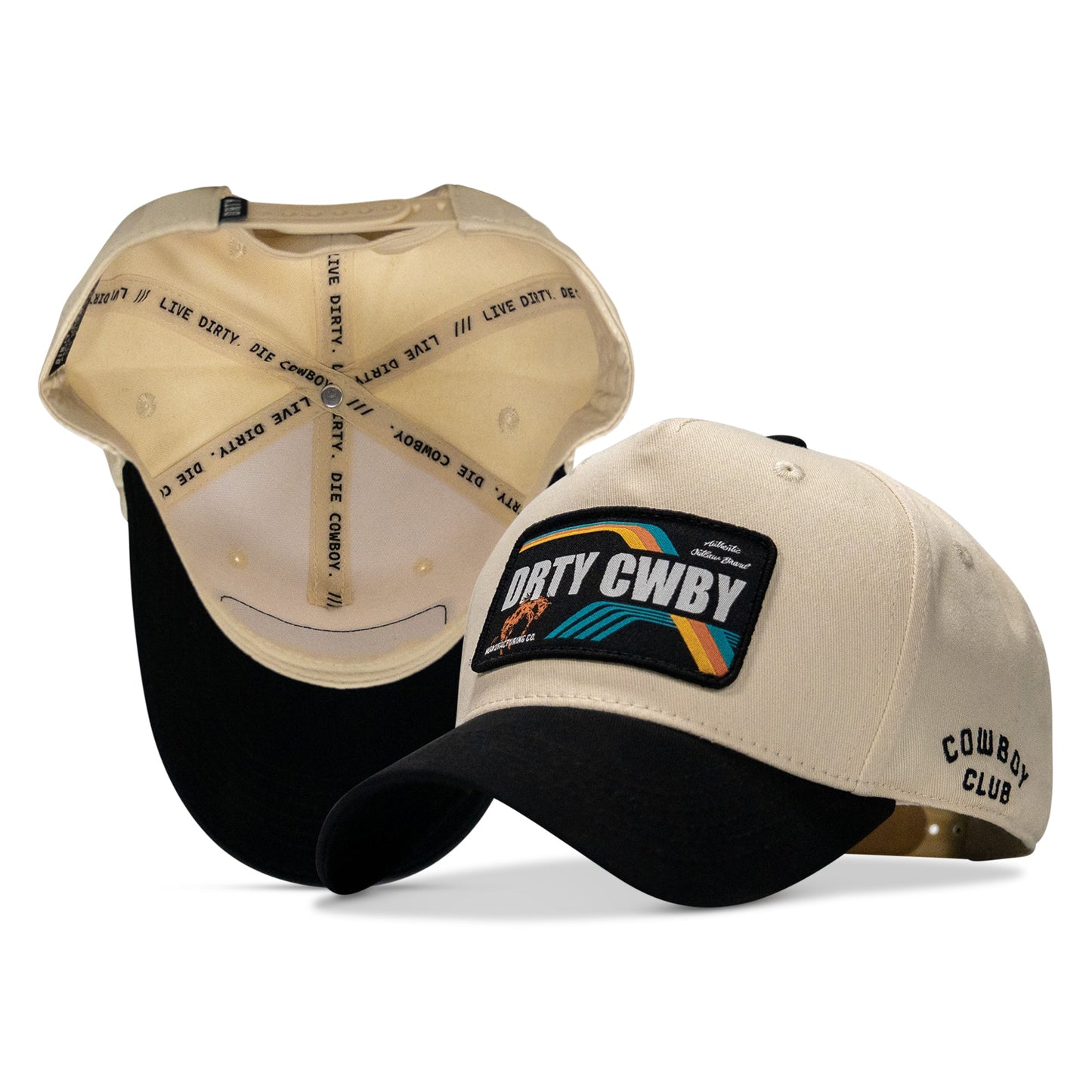 Drty Cwby Bronco | Support Blue Collar Patch Snapback
