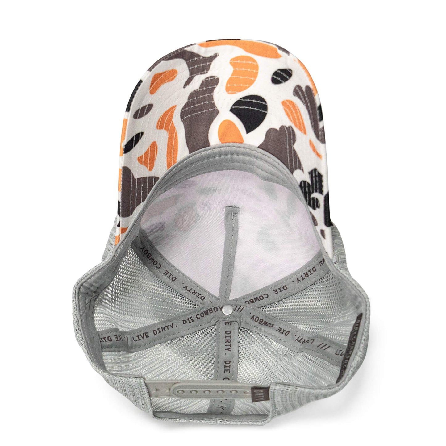 Authentic Five Panel Mesh Snapback Hat