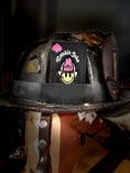 Load image into Gallery viewer, Catchin' Jobs - Leather Helmet Card
