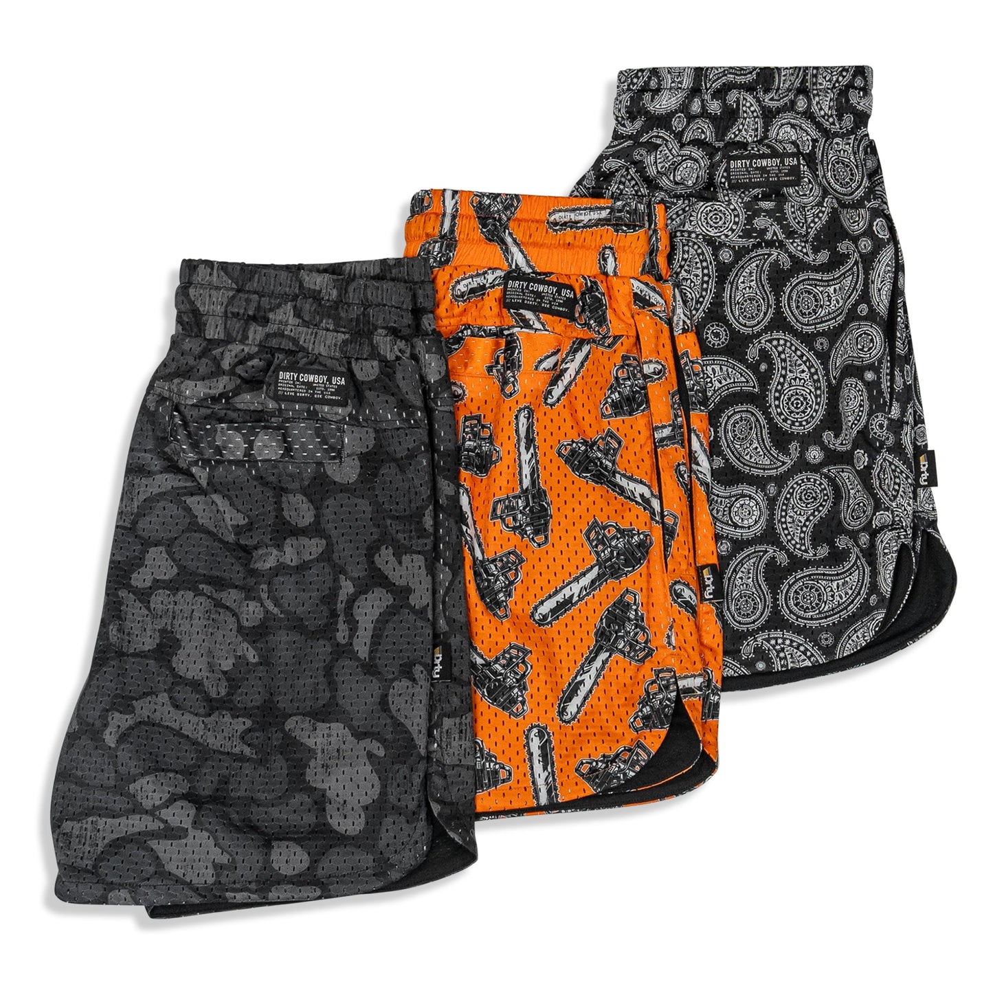 Men’s Double-Layer Mesh Training Shorts — 5" Inseam