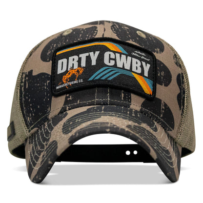 DRTYCWBY Vintage Bronco Patch Original Ripstop Classic Snapback Hat