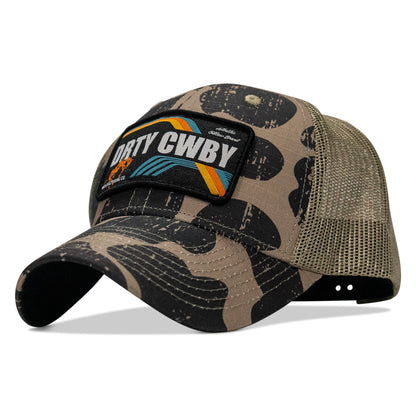 DRTYCWBY Vintage Bronco Patch Original Ripstop Classic Snapback Hat