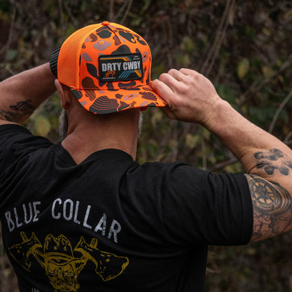 DRTYCWBY Vintage Bronco Patch Snapback Hat
