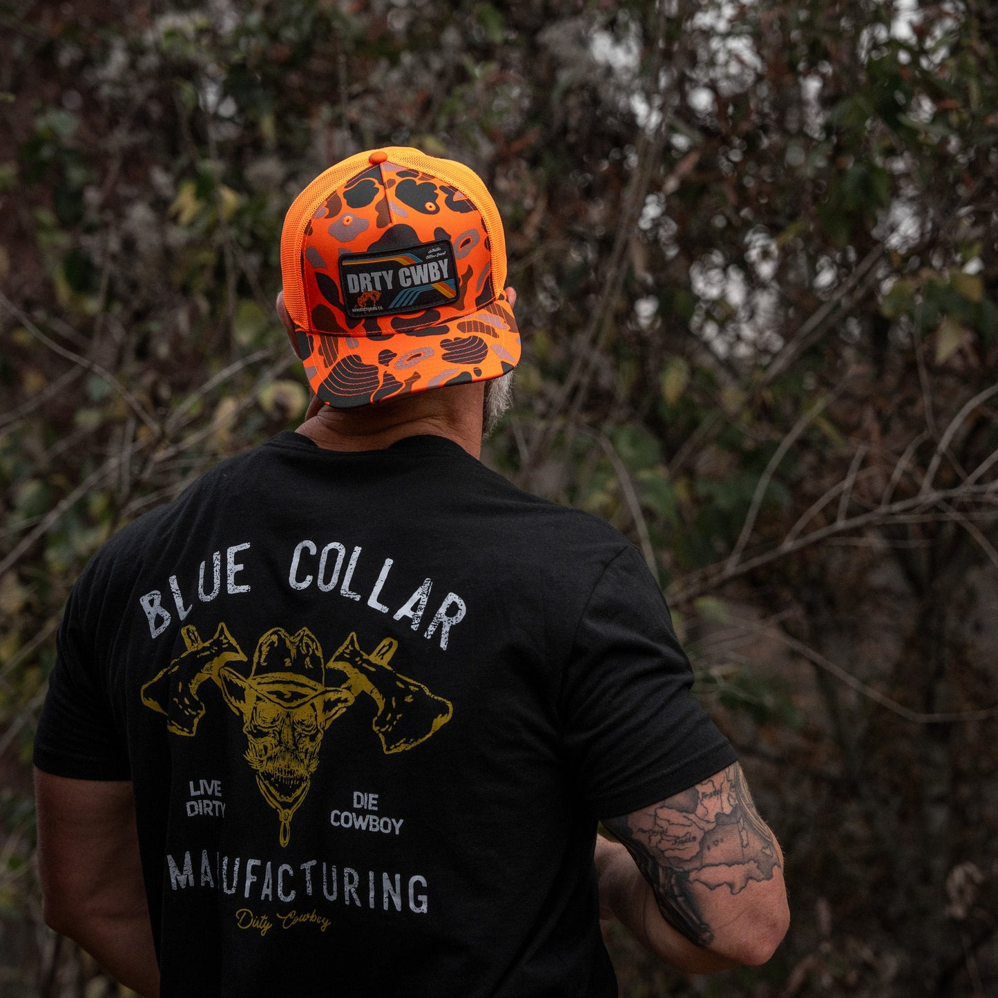 DRTYCWBY Vintage Bronco Patch Snapback Hat