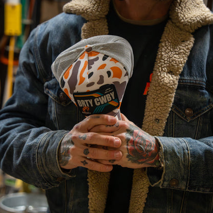 DRTYCWBY Vintage Bronco Five Panel Mesh Snapback Hat