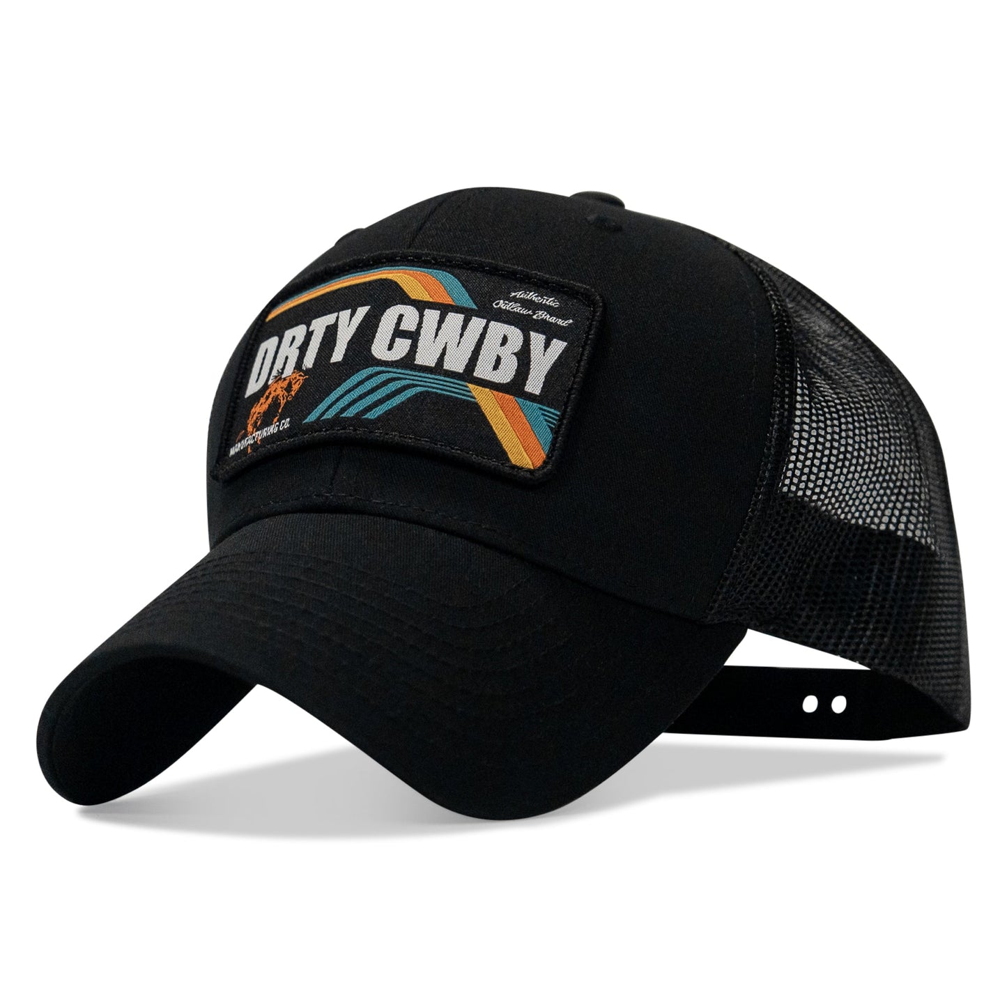 DRTYCWBY Vintage Bronco Patch Snapback Hat