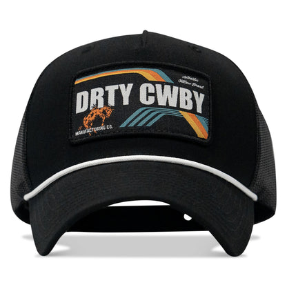 DRTYCWBY Vintage Bronco Patch Rope Snapback Hat