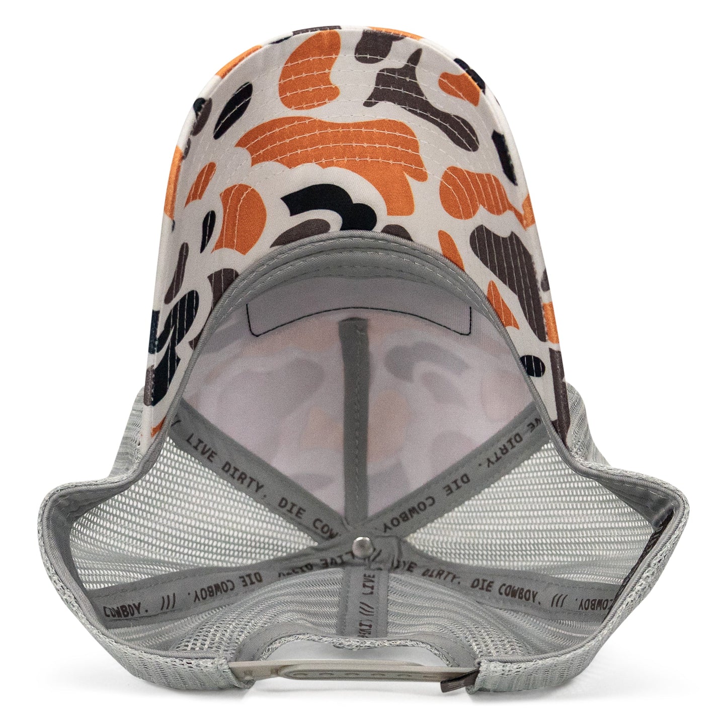 DRTYCWBY Vintage Bronco Five Panel Mesh Snapback Hat
